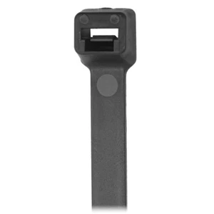 Pacer Group 15" Black Cable Ties - 120lb Tensile Strength 50 Pack UV Resistant - Picture 1 of 2