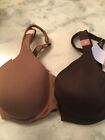 Cacique Bra 40 D  Coco, and Deep brown Modern  lightly lined Balconette