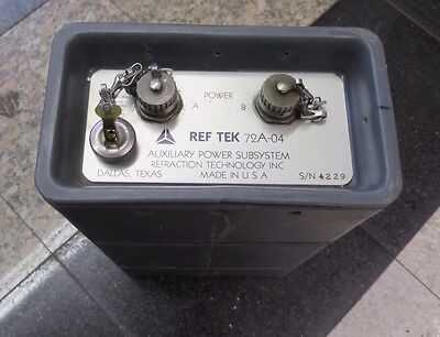 Ref Tek 72a-04 Auxiliary Power Subsystem Refraction Technology Inc Reftek • 180$