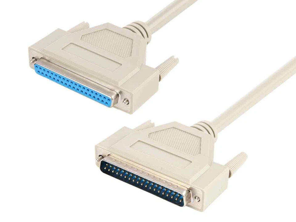 6ft DB37 MALE/FEMALE  Molded RS-449 cable 514 - Image 1 of 1