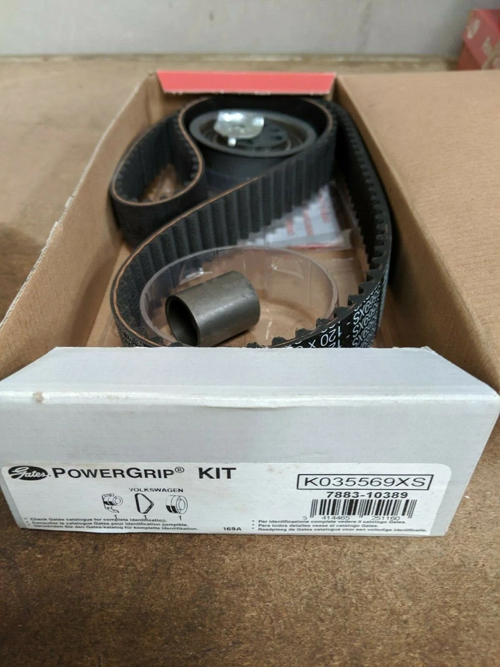 KIT DE CORREA DE DISTRIBUCIÓN DE AGARRE ELÉCTRICO GATES K035569XS SE ADAPTA A VOLKSWAGEN SHARAN 1.9TDI   Foto 1 de 1