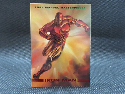 IRON MAN Skybox 93 comic card #4 Marvel Masterpieces Julie Bell AVENGERS B - Image 1 of 2
