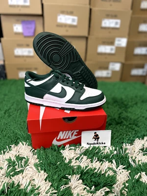 Nike Dunk Low GS Michigan State CW1590-102 Multi Sizes SHIP NOW - Image 1 of 4