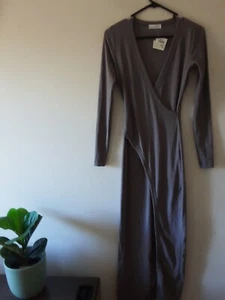 Kookai  Dress Womens Size 34 AU 6  Cross over  Long Sleeve  RRP$170  New Tag - Picture 1 of 18