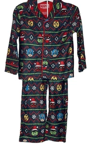 Marvel Super Hero Fair Isle Coat Pajama Set (2T) NWT - Picture 1 of 1