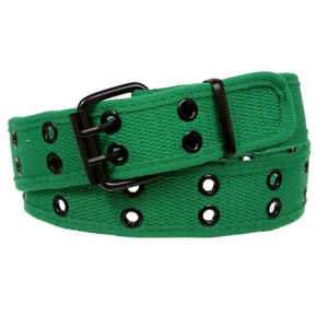 Double Hole Grommets Canvas Web Belt - Picture 1 of 32