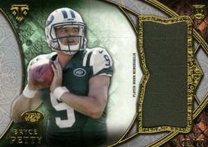2015 Topps Triple Threads Rookie Jumbo Relics Card #TTRJRBPET Bryce Petty/99