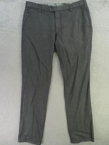Meyer Pants Mens 36x33 Gray Flat Front Chino Bonn Exclusive - Picture 1 of 12