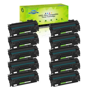 Toner 10 pièces CF280A 80A pour multifonction HP LaserJet Pro 400 M401n M401dn M401dw M425dn - Photo 1/12
