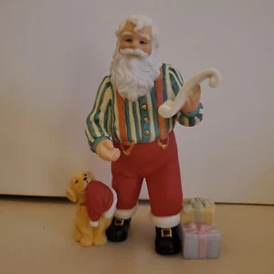 Lenox Santa’s Flight Plan Figurine Santa Puppy RARE Limited Edition 2004 statue - Bild 1 von 8