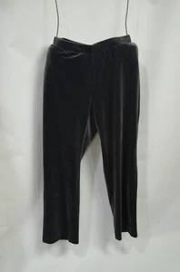 Chicos Zenergy velour stretch Velvet Pants slacks leisure grey Chico 2 12 14 NEW - Picture 1 of 8