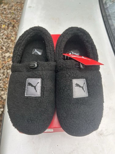 Ciabatte uomo Puma Tuff Mocc Sherpa adulti taglia 8 nere nuove con scatola