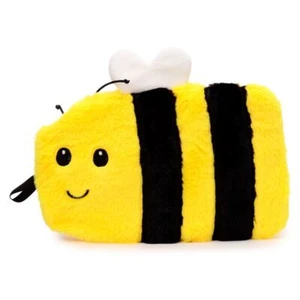 Wärmflasche Biene Hummel 650ml mit Plüsch Hülle weicher Bezug - Bild 1 von 4