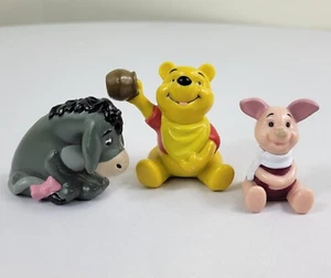 Disney Parks Collection Winnie The Pooh, Piglet, Eyeore Figurines 2" Toppers - Picture 1 of 6