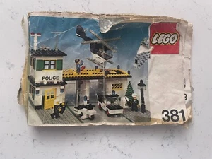 Vintage 1970s LEGO Set 381 Police Station (1979) INSTRUCTIONS Only - Picture 1 of 8