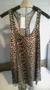 Women's Pink Lily Leopard print tank, size small, NWT! SUPER cute! - Picture 1 of 6