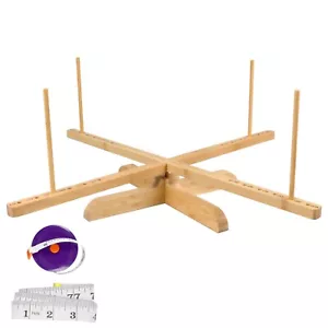 JubileeYarn Amish Style Bamboo Yarn Winder Swifts - Picture 1 of 7