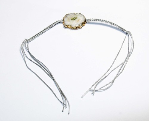 VALENTINO Top Braccialetto Gioielli Quarzo Solare Gemma Fatto a Mano Misura 8 Pollici