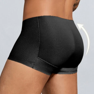 Men's Padded Briefs Butt Lifter Enhancer Hip Sexy Underwear Body Shaper Short - Image 1 of 4