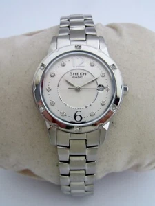 RELOJ CASIO SHEEN MUJER SHE-4021D-7AEF ACERO INOXIDABLE CRISTALES GENUINO - Imagen 1 de 8