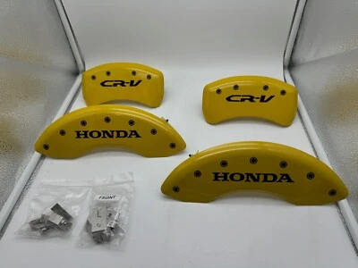 MGP CALIPER COVERS 2004 HONDA CR-V YELLOW NEW OVERSTOCK - Image 1 of 4