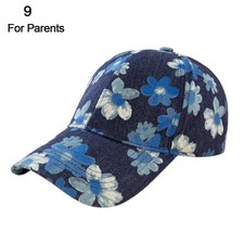 Hat Summer Baby Hat Parent-child Baseball Cap Sun Visor Flower Breathable Hat