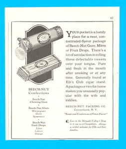 1926 BEECH NUT chewing gum PRINT AD fruit drops candy confections - Picture 1 of 3