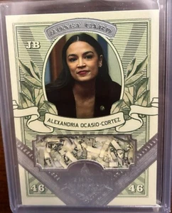 ALEXANDRIA OCASIO-CORTEZ(D) 2022 DECISION SHREDDED CASH MONEY FOIL CARD NEW YORK - Picture 1 of 2