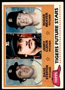 1981 Topps Baseball Card Dave Steffen/Jerry Ujdur/Roger Weaver Rookie #626