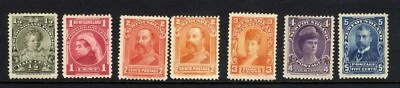 1897 - 1901 年加拿大纽芬兰邮票 #78 79 80 81 82 83 84 85 套装 MLH — 第 1/2 张图片