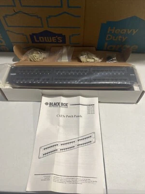 New Black Box Category 5e Universal Patch Panel - 48 Port JPM113A-R5 - Image 1 of 4