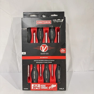 CRAFTSMAN V SERIES Hex Nut Driver Set Discontinued NOS Made In France CMHT65629V - Image 1 of 4