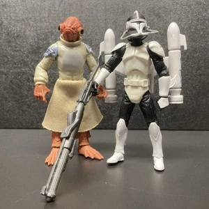 Star Wars BD14 Mon Calamari Warrior BD10 Scuba Trooper Clone Wars Loose Figures - Picture 1 of 16