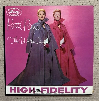 Patti Page THE WALTZ QUEEN Album Record Mercury Records Mono - Image 1 of 3
