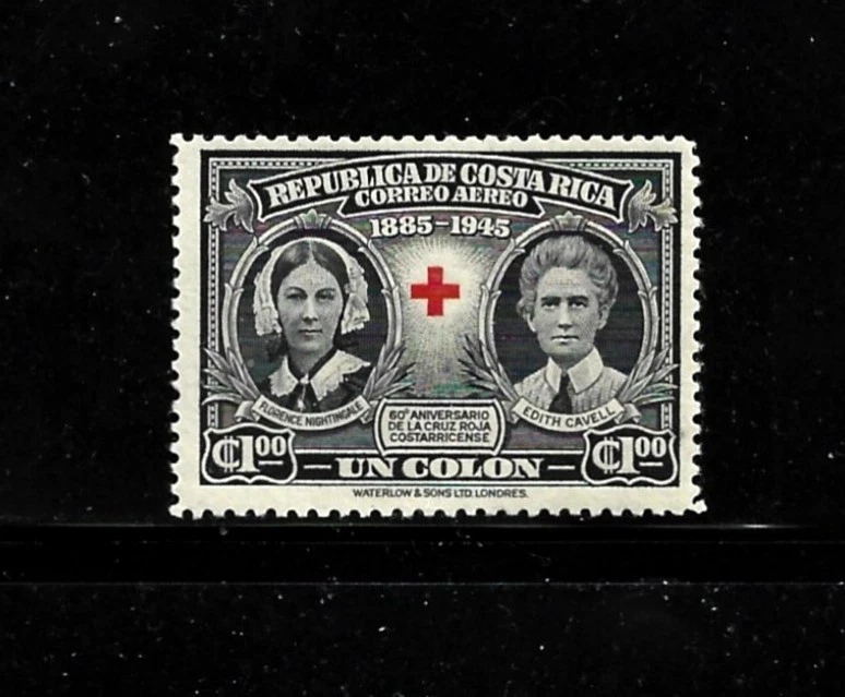 Costa Rica Stamp Scott #C120- 1 col-Mint/NH-OG-1945-Air Mail - Image 1 of 1