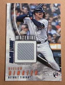 2025 Topps Serie 2 - Materiale Major League Dillon Dingler #MLM2-DD (MEM, RC) - Foto 1 di 2