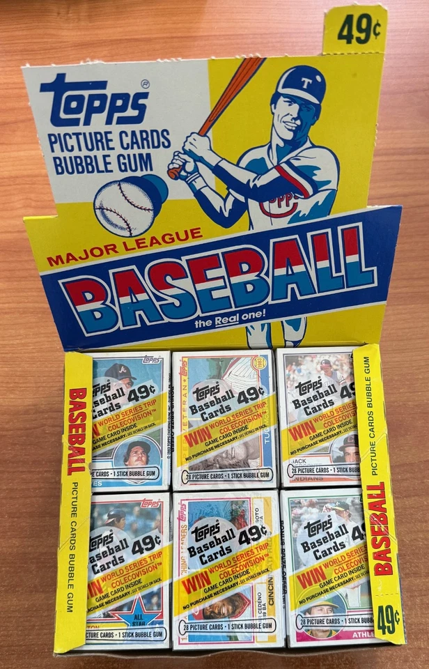 PACK DE VIOLONCHELO DE BÉISBOL TOPPS 1983 de colección UNO (1) CAJA DE VIOLONCHELO RECIÉN ABIERTA Foto 1 de 1