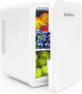 💚MINI FRIGO BAR FRIGORIFERO PICCOLO PORTATILE BIANCO 4LT PER HOTEL CASA UFFICIO - Foto 1 di 12