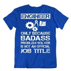 Ingenieur T-Shirt Badass Solver Tshirt Jobtitel Shirt lustig Tee - Bild 1 von 8