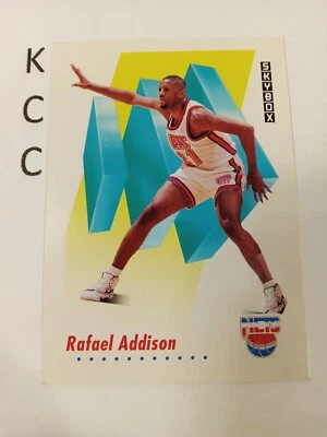 1992 Skybox Basketball #636 Rafael Addison New Jersey Nets - Image 1 of 2