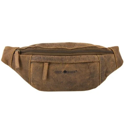 Greenburry Vintage Rindleder Gürteltasche Bauchtasche Doggybag Waistbag 1743A-25