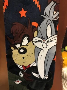 bugs Bunny Tasmanian devil Tie Magic Looney Tunes mania vintage 1995 Warner bro. - Picture 1 of 11