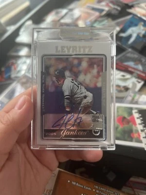 Jim Leyritz 2005 Topps edición exclusiva retirado New York Yankees automático Foto 1 de 2