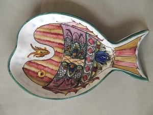 Greek decorative ceramic plate Island Skyros hand made - Picture 1 of 10