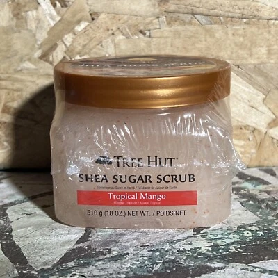 Shea Sugar Scrub Tropical Mango 18oz Ultra Hydrating Exfoliating Scrub Body Care - Image 1 of 2