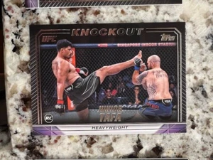 Tarjeta de novato Topps UFC Knockout 2024 peso pesado junior tafa #17 - Imagen 1 de 1