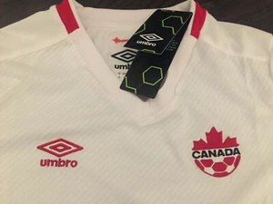 Team Canada Umbro Soccer Jersey  Womens Size 6 NEW  - Picture 1 of 3