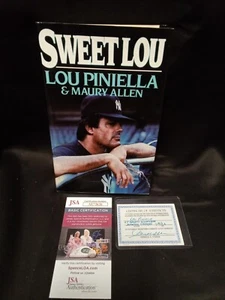 1986 SWEET LOU - LOU PINIELLA & MAURY ALLEN SIGNED 1st EDITION HARDCOVER BOOK -# - Picture 1 of 9