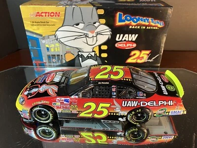 Joe Nemechek #25 UAW Delphi Looney Tunes Back In Action 2003 Chevy Monte Carlo - Image 1 of 4