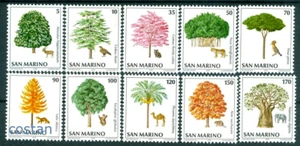 1979 Animals/golden eagle,red deer,Eurasian hoopoe,elephant,San Marino,M1188,MNH - Picture 1 of 1